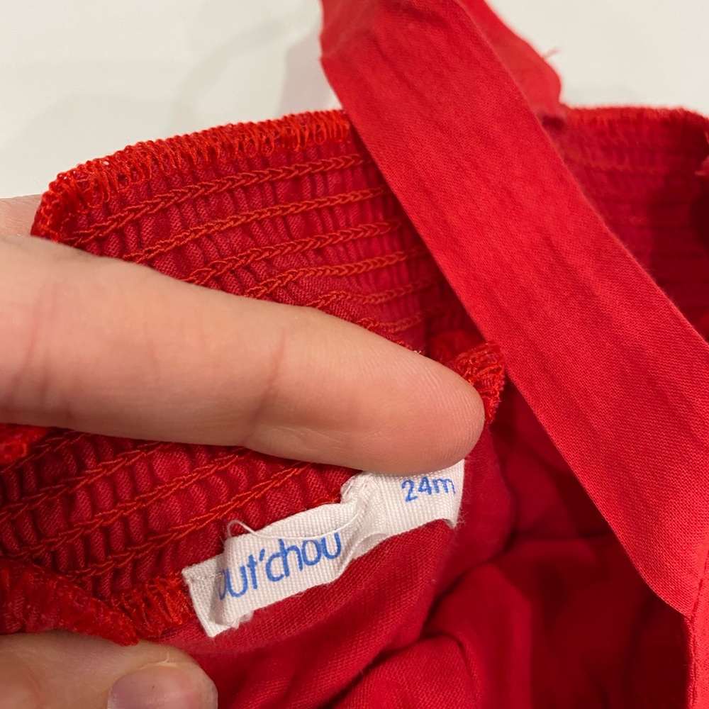 Bout’chou Monoprix toddler girls romper size 24 months